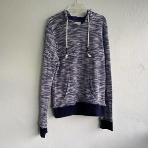 Beach By Exist Women's Size L Blue Long Sleeve One Large Pocket Hoodie